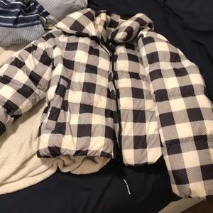 Juicy Couture plaid winter jacket XL